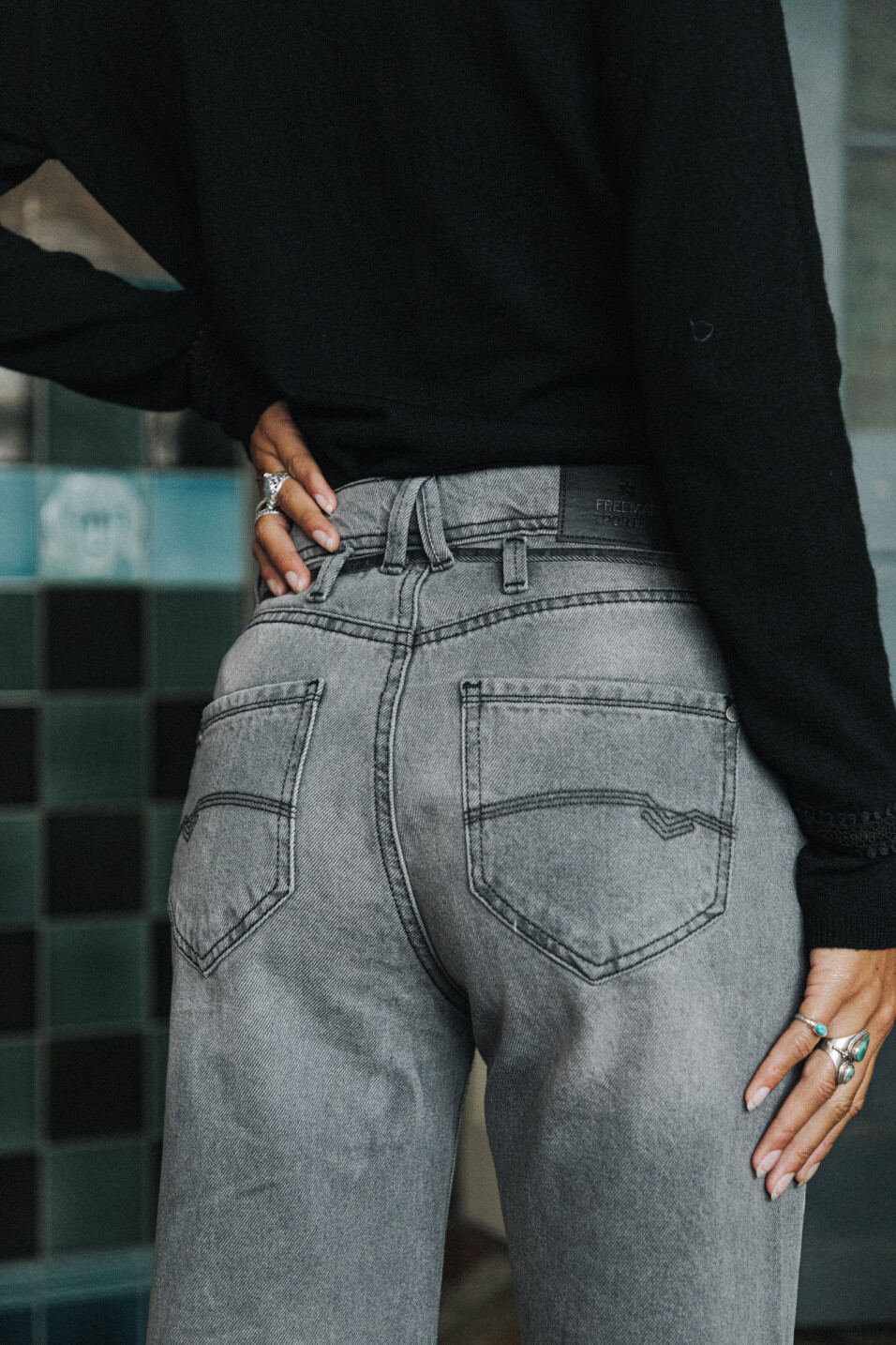 jean cropped original coupe flare