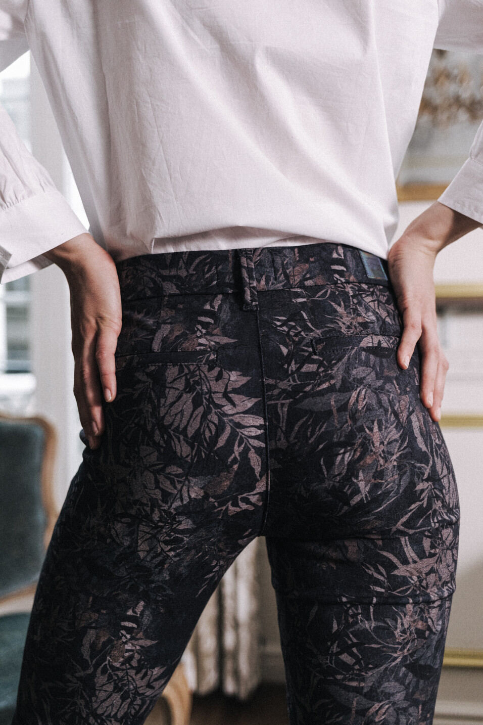 comment porter imprime floral pantalon