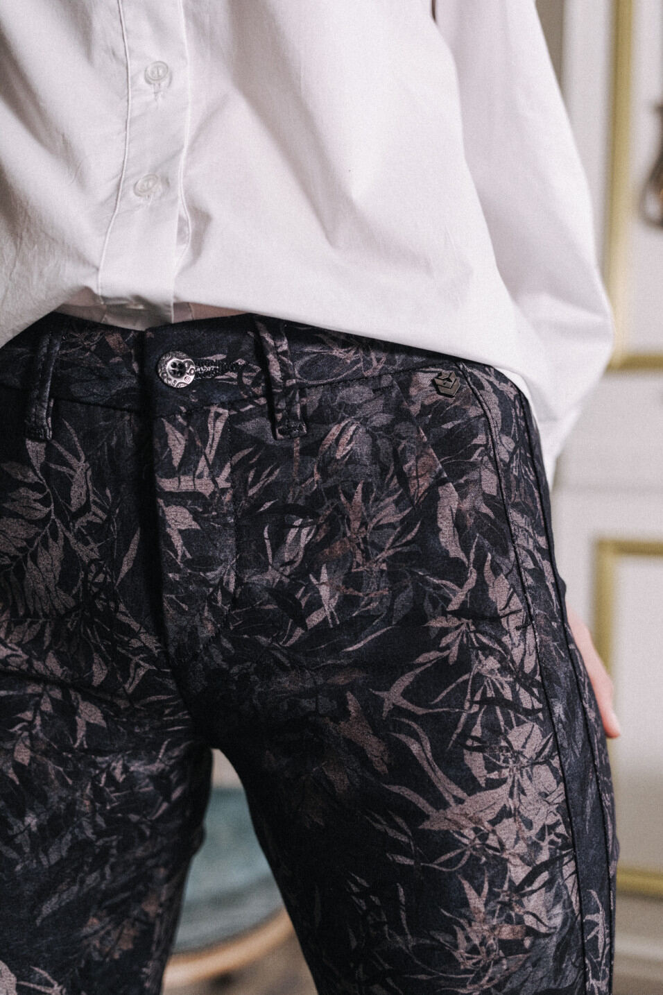 comment porter imprime floral pantalon