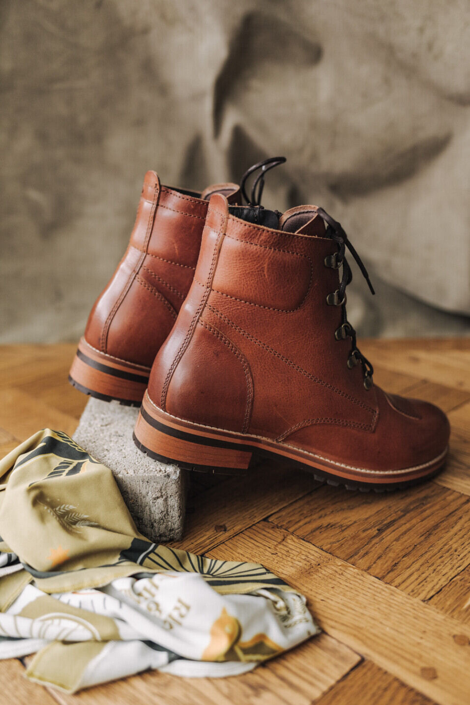 Leather boots Man Lord Cognac | Freeman T. Porter