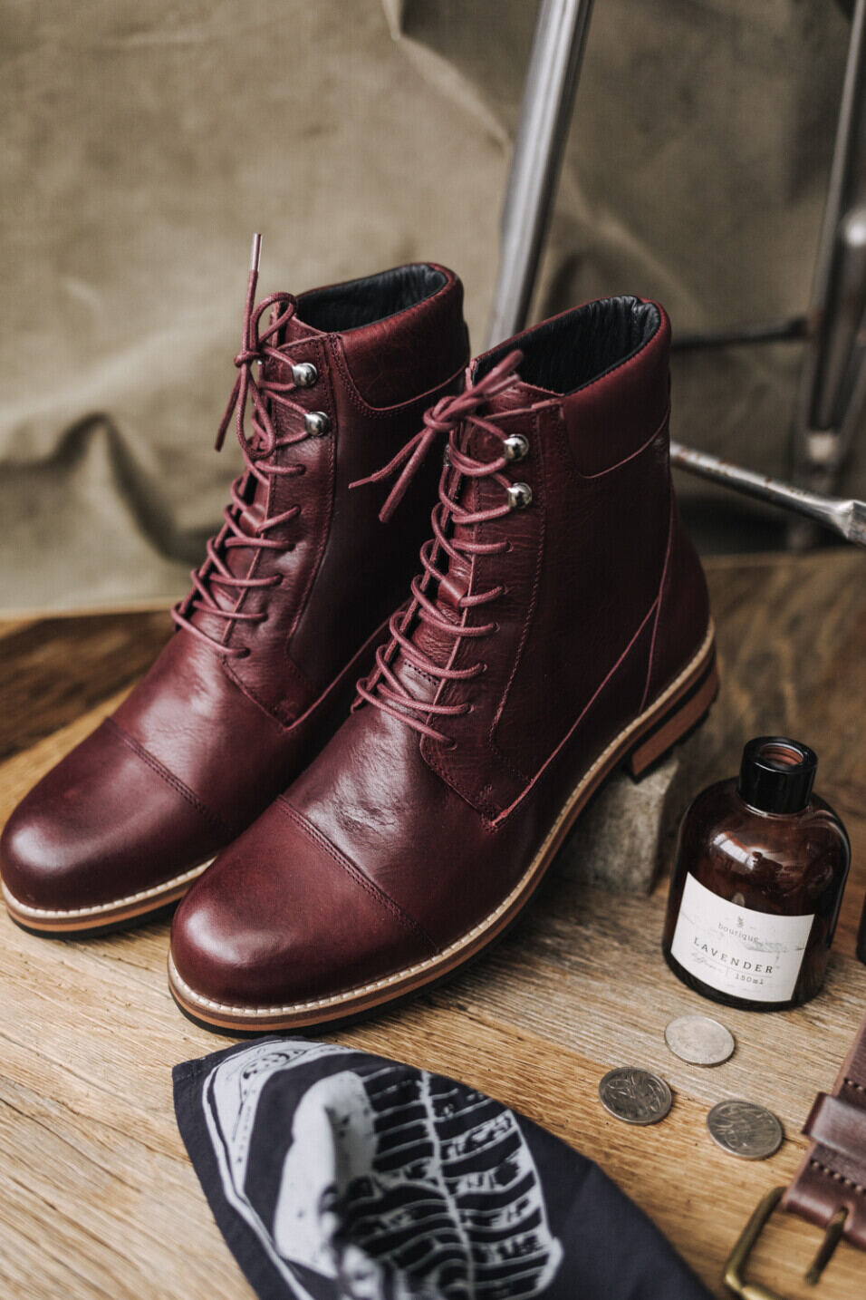 Boots Man Texas Bordeaux | Freeman T. Porter