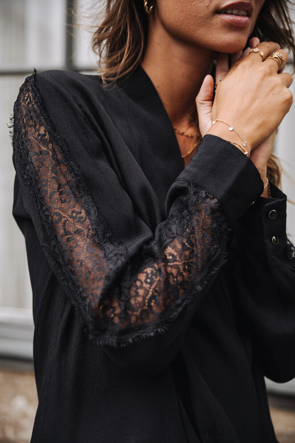 plain black full sleeve top