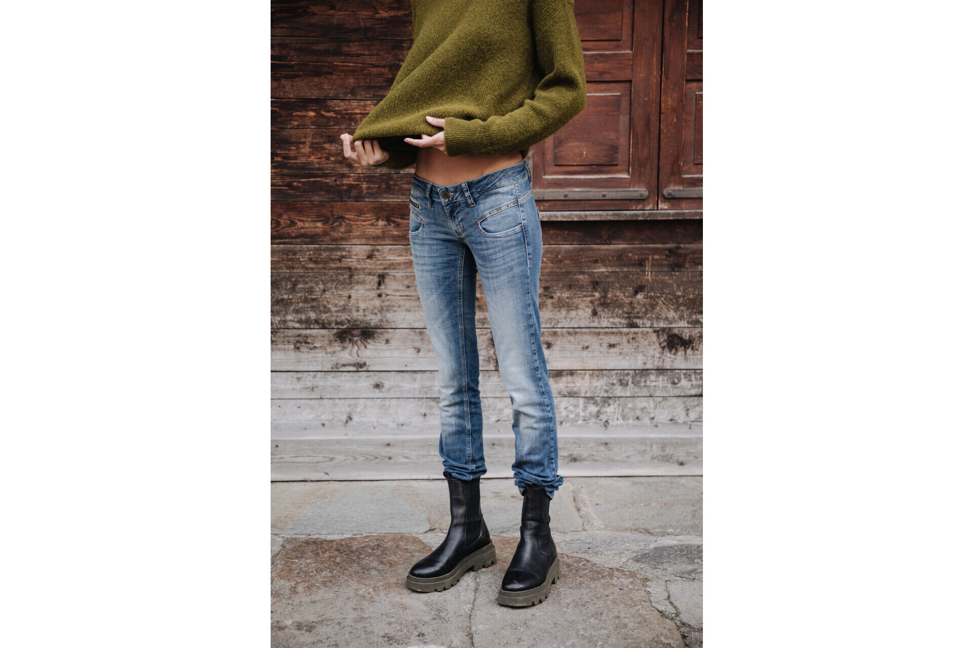 Jeans Alexa Taille Basse - Porter Femmekollektion Pacific | Freeman T