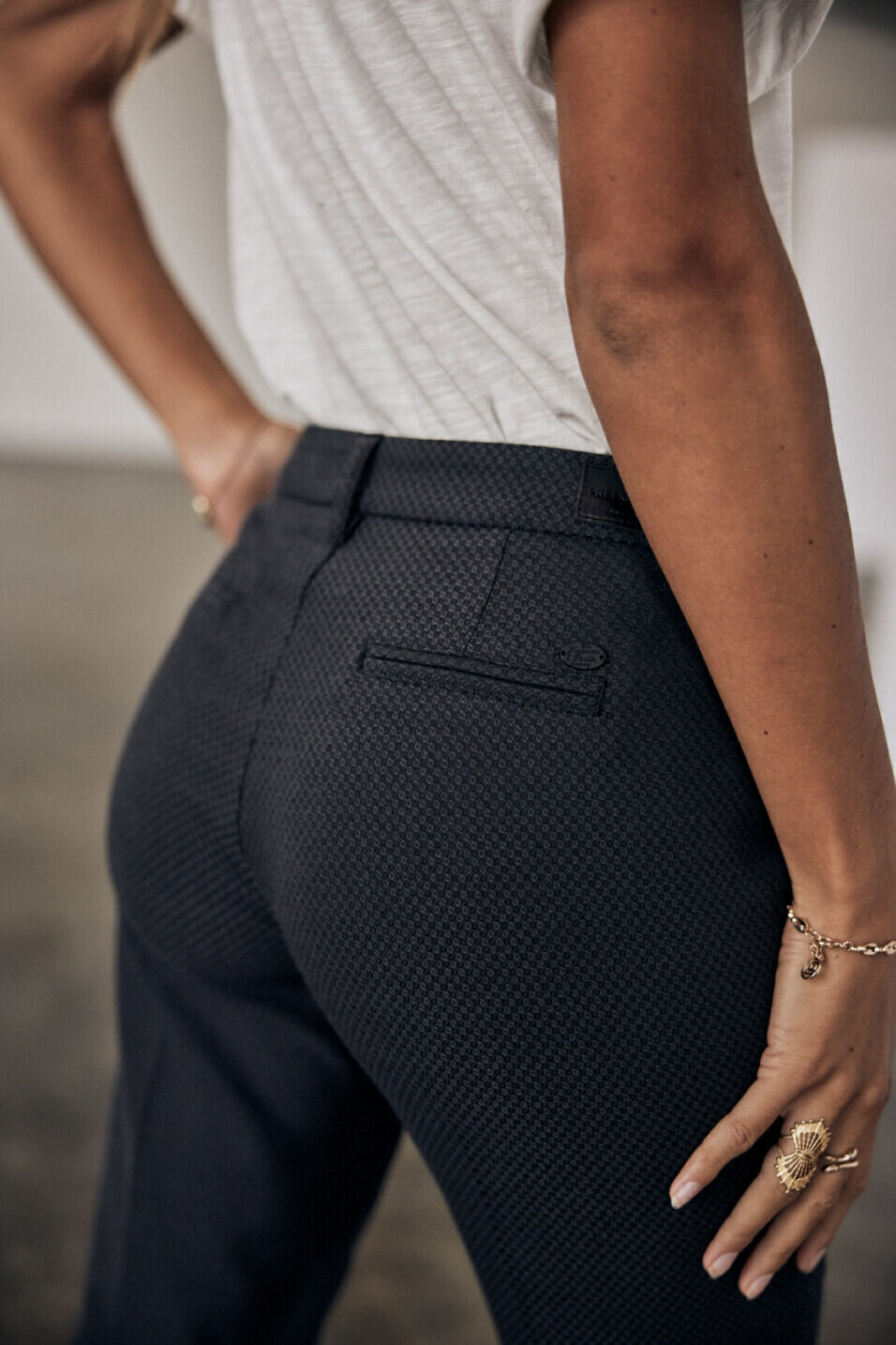 Super-slim pants Woman Tessa Colish Ebony | Freeman T. Porter