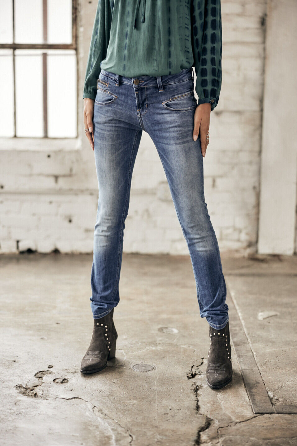 Jeans slim Femme Alexa Slim Pacific | Freeman T. Porter