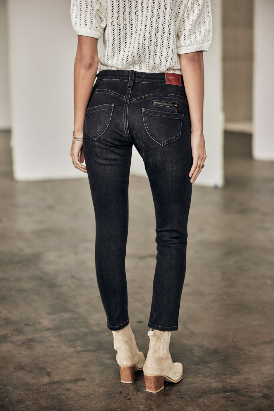 Skinny jeans Woman Alexa High Waist Cropped Bosilla | Freeman T. Porter
