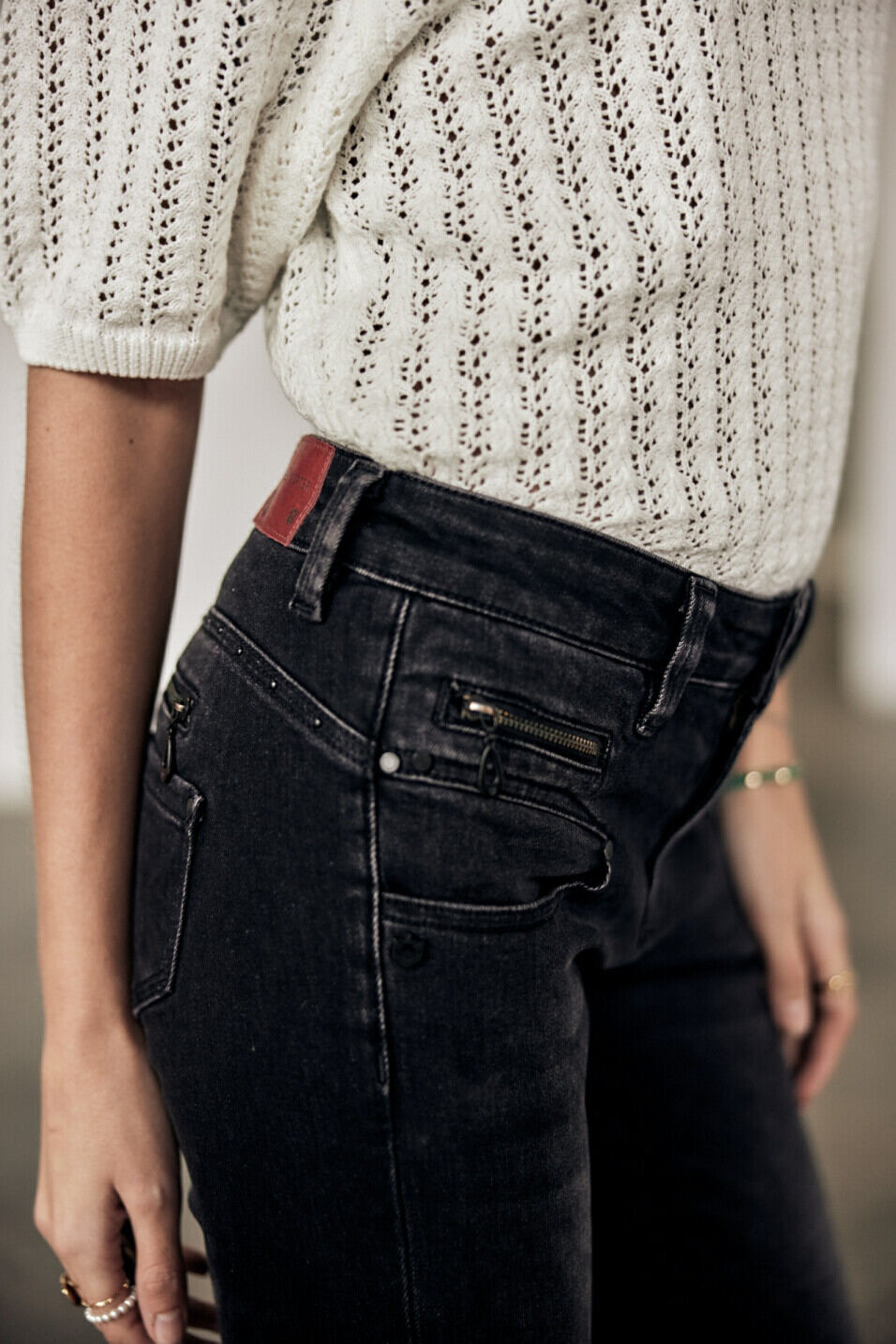 Skinny Jeans Woman Alexa High Waist Cropped Bosilla | Freeman T. Porter