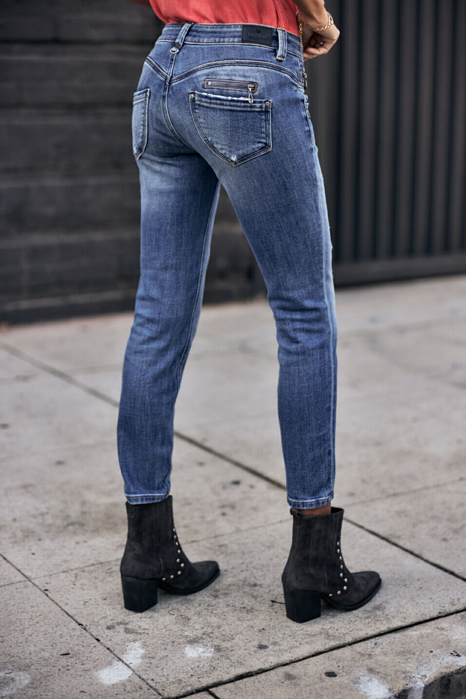 Skinny jeans Woman Alexa Cropped Seoul | Freeman T. Porter