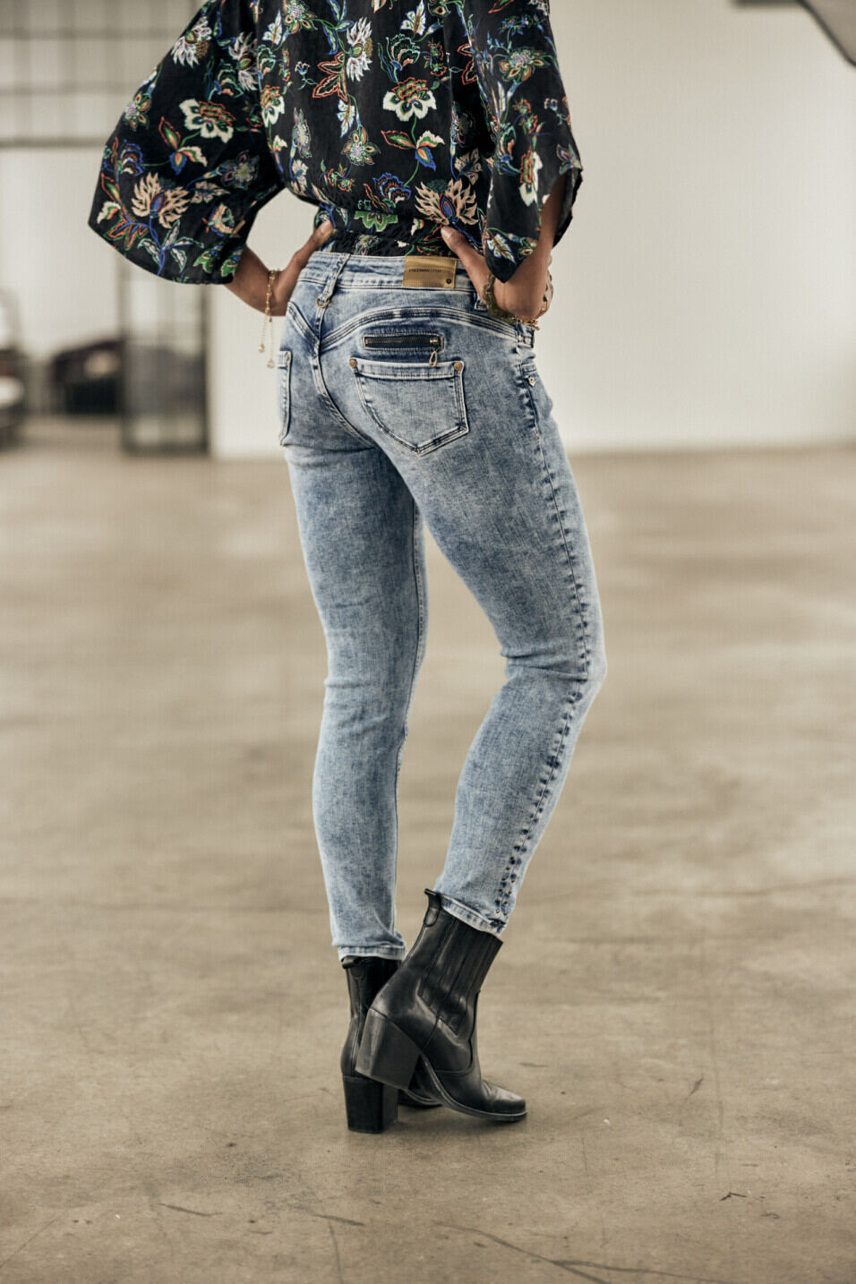 Jeans super slim Femme Alexa Cropped Boceano | Freeman T. Porter