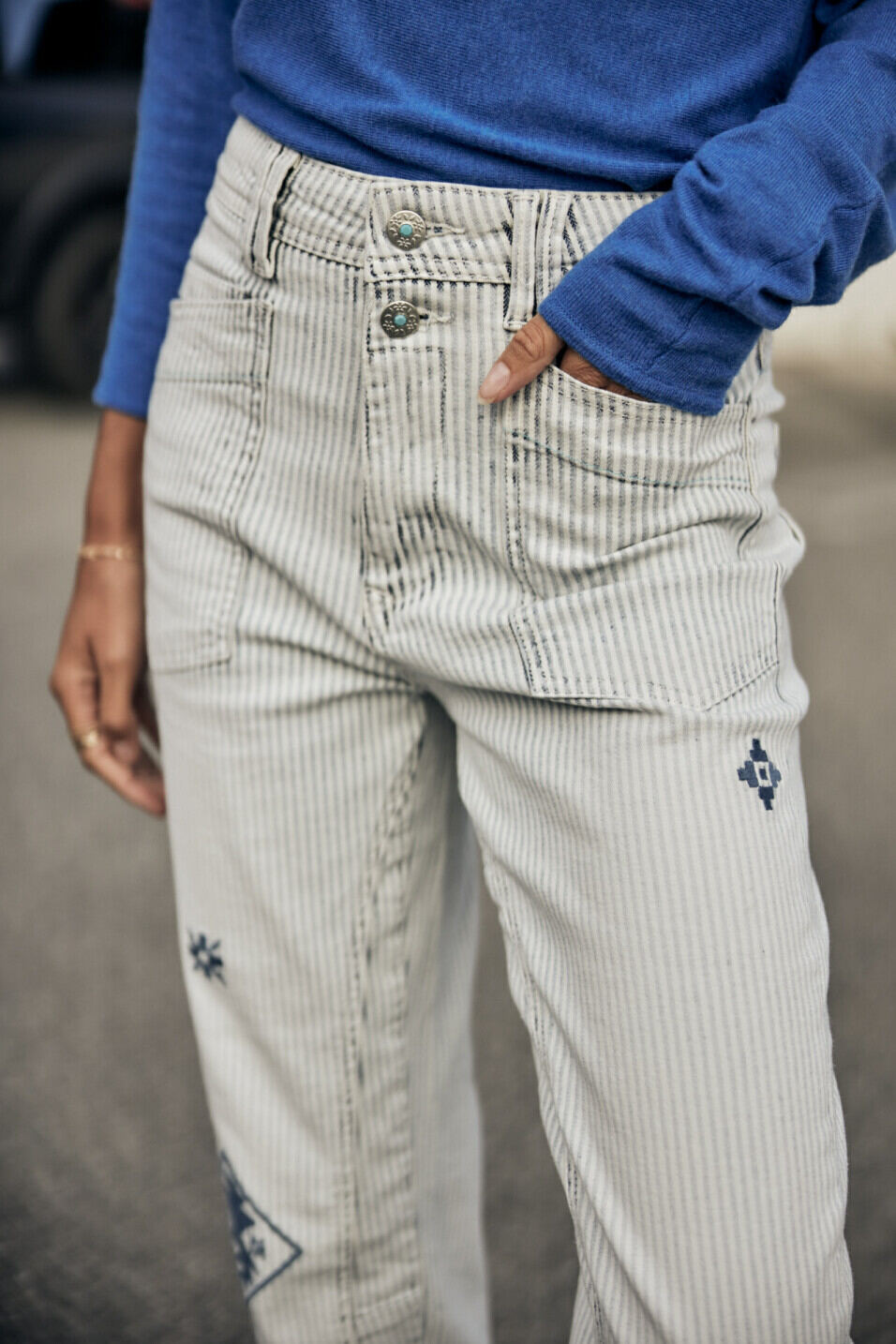 High-waisted jeans Woman Edita Bossanova | Freeman T. Porter