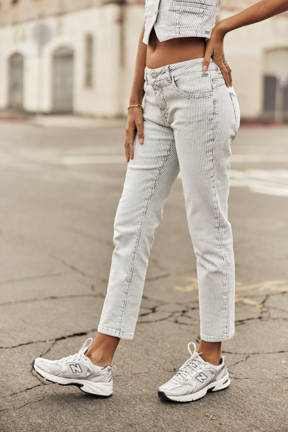Cropped jeans Woman Sophy Bossanova | Freeman T. Porter