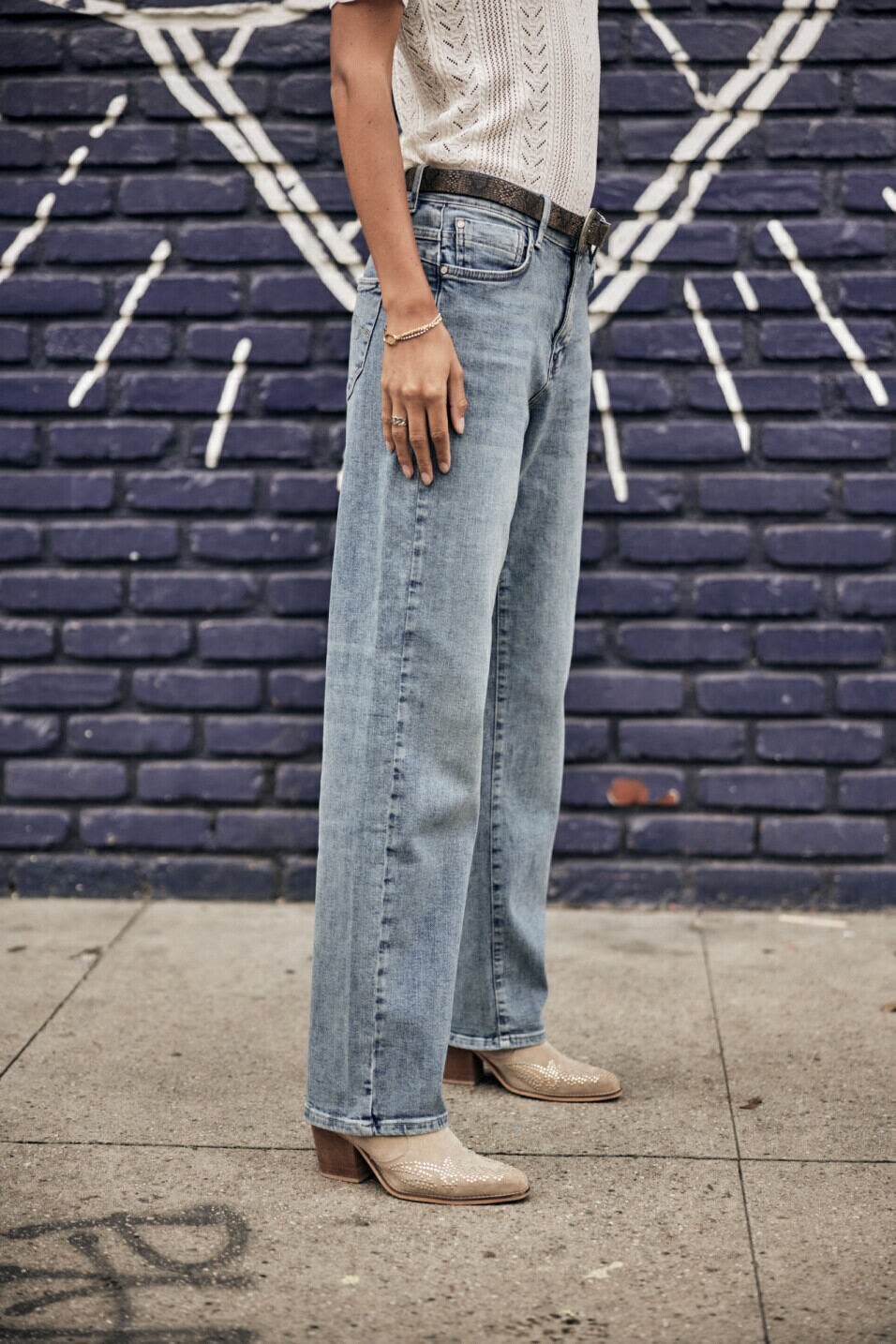 High waist jeans Woman Ester Pamplone | Freeman T. Porter