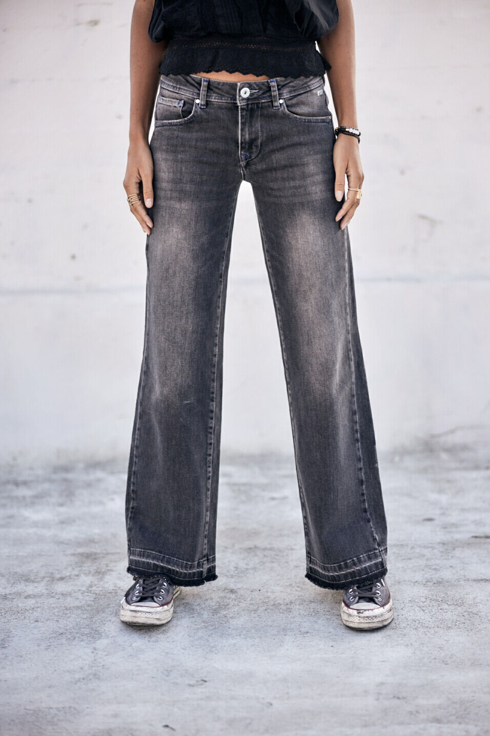 Wide leg jeans Woman Agatha Prespa | Freeman T. Porter