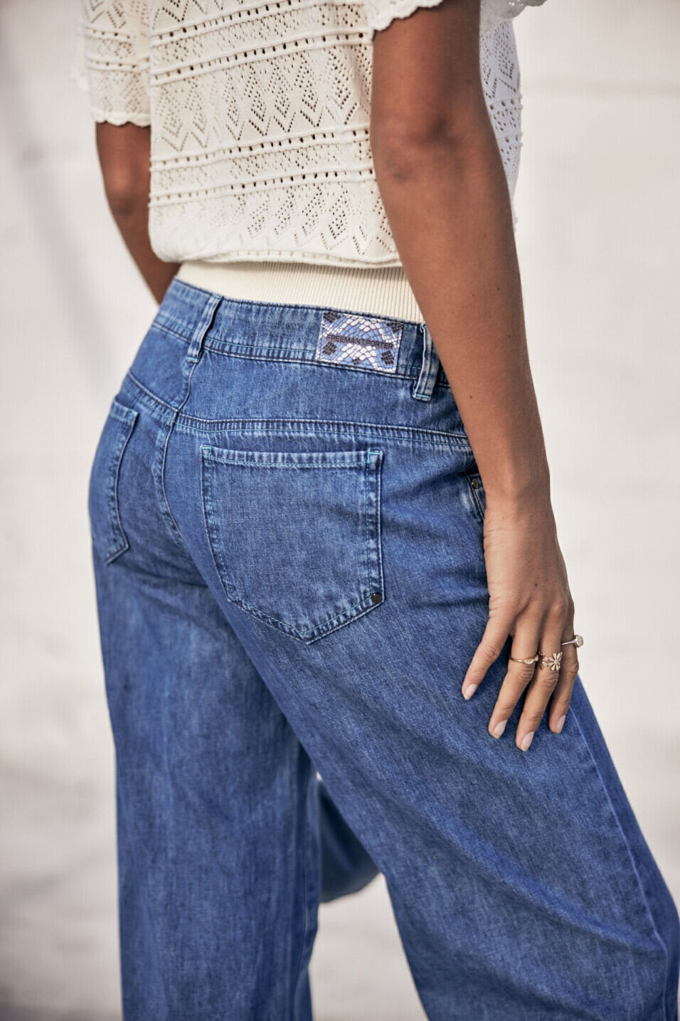Breite Jeans Woman Agatha Denim Manzana med | Freeman T. Porter