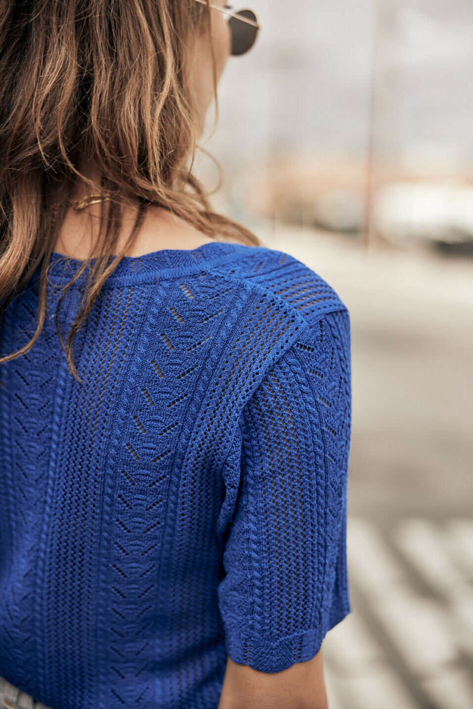 Fitted sweater Woman Polane Princess blue | Freeman T. Porter