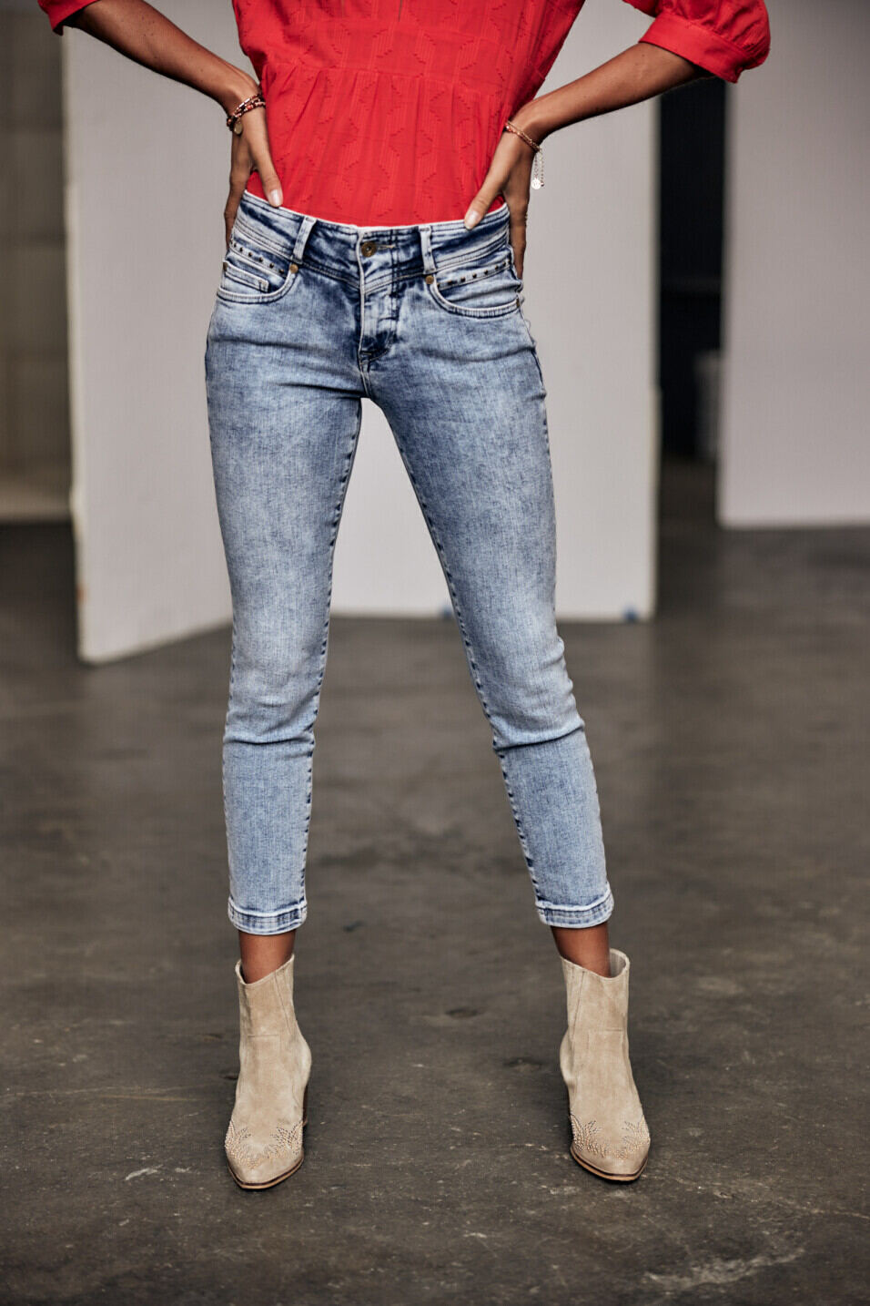 Jeans skinny cropped Femme Anae Boceano | Freeman T. Porter