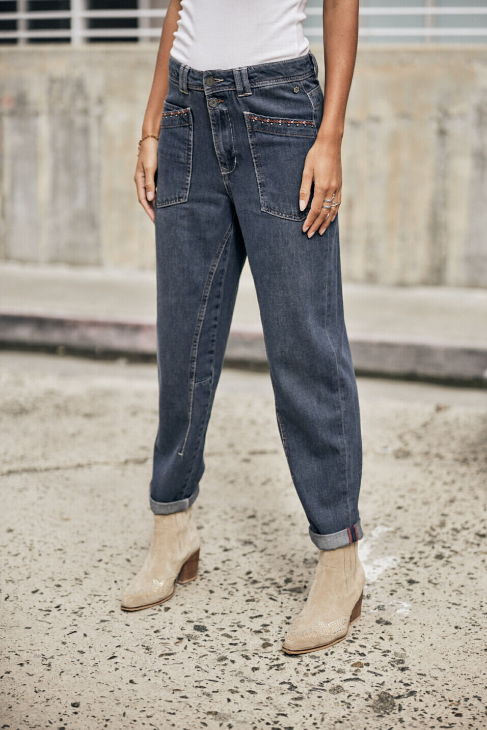 Jeans mit hoher Taille Woman Edita Muchas | Freeman T. Porter