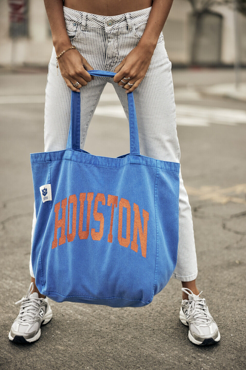 Canvas Tote Bag Woman Tunna City Princess blue | Freeman T. Porter