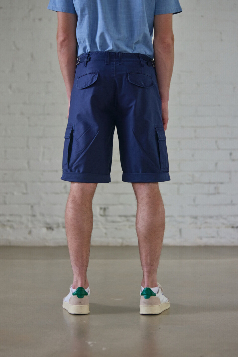 Pantalones cortos rectos Man Oscar Jerrican Navy | Freeman T. Porter