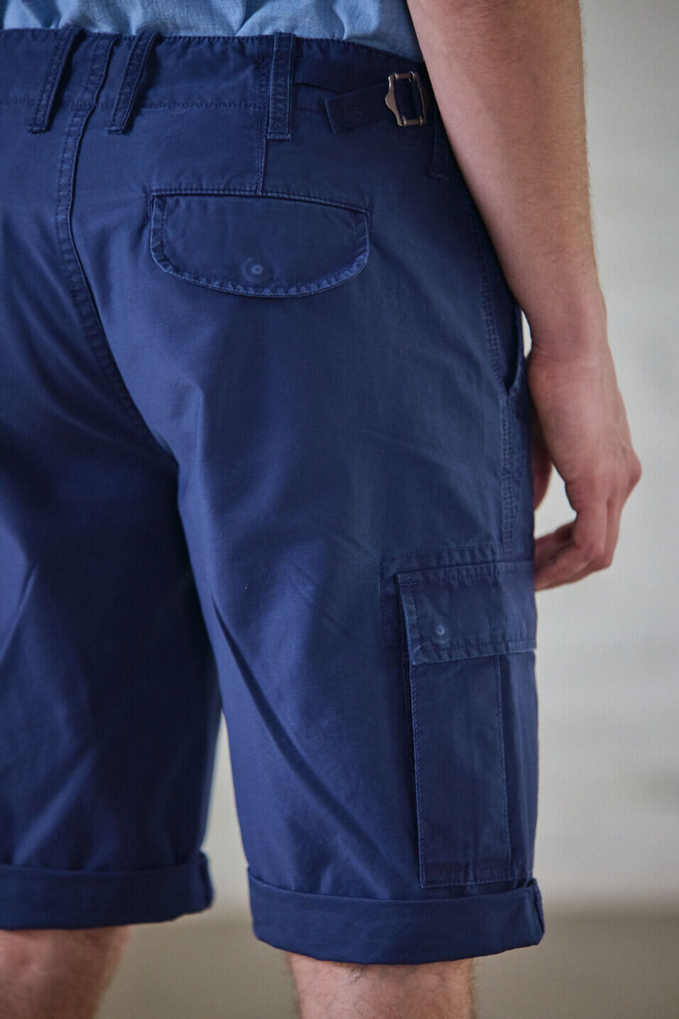 Pantalones cortos rectos Man Oscar Jerrican Navy | Freeman T. Porter