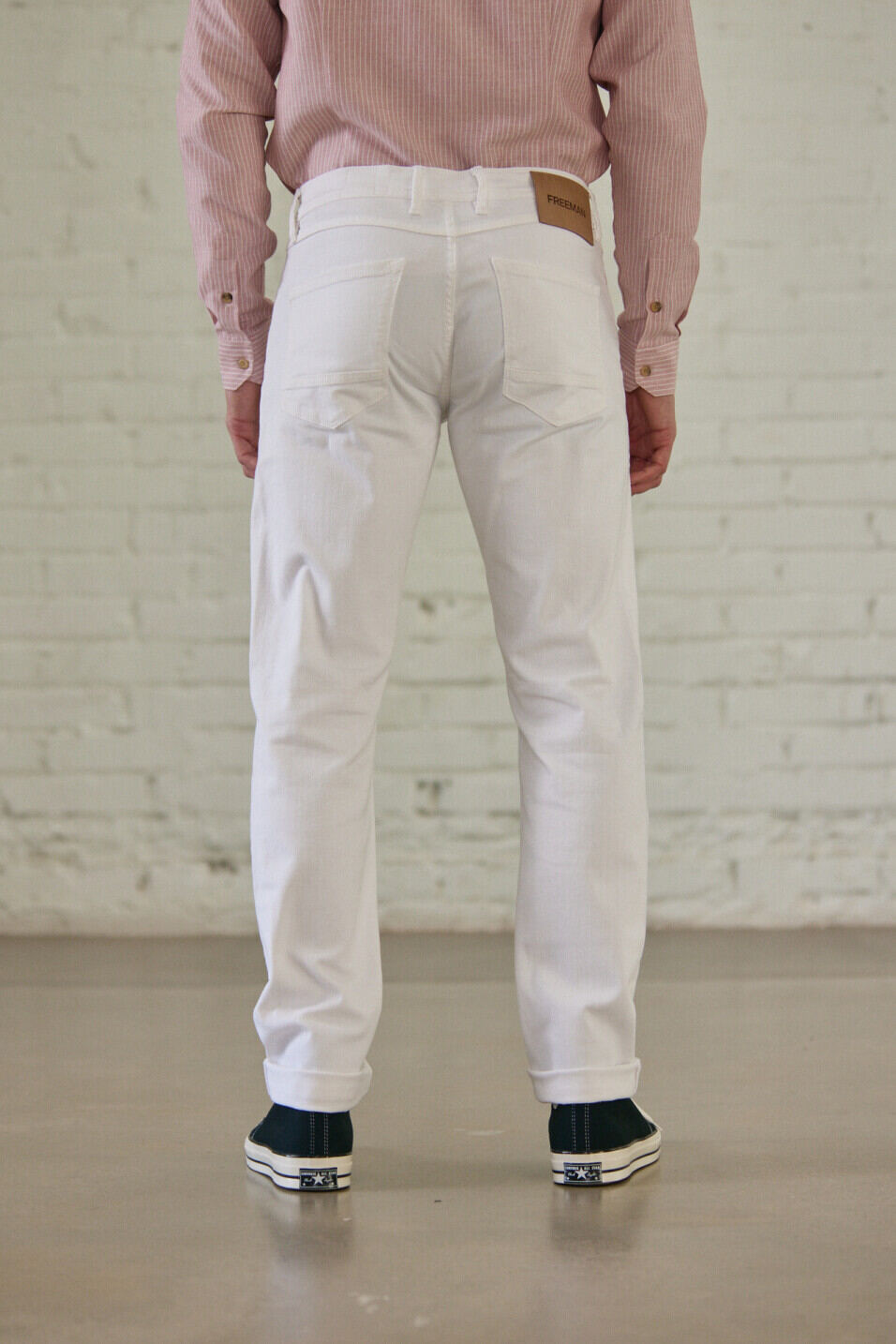 Straight-fitting jeans Man Jimmy California Bright white | Freeman T. Porter