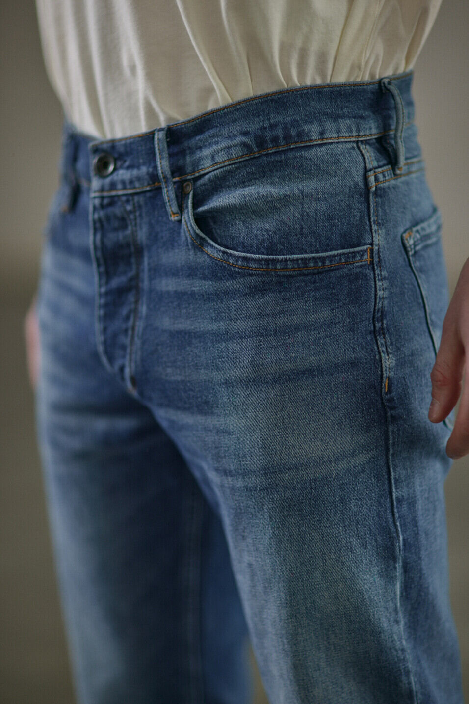 Gerade Jeans Man Jimmy Medium vintage indigo | Freeman T. Porter