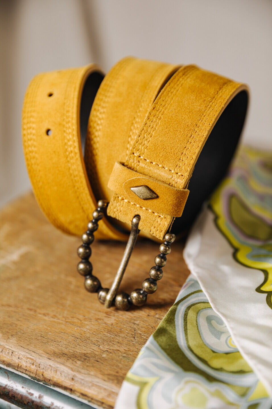 Cinturón de cuero Woman Kalani Gold | Freeman T. Porter