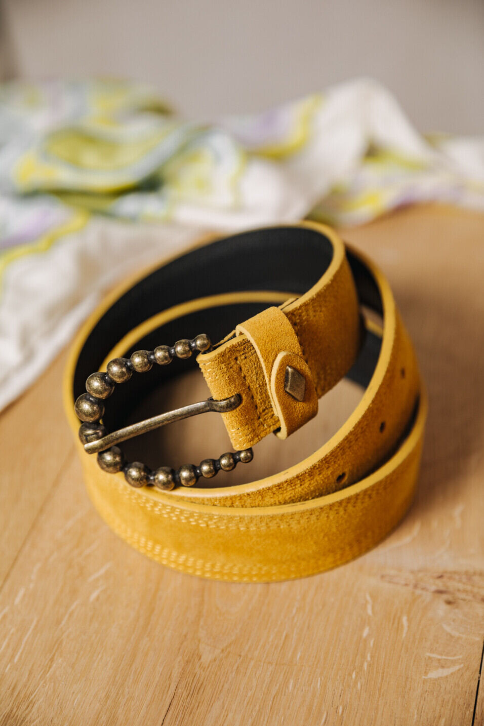 Leather belt Woman Kalani Gold | Freeman T. Porter