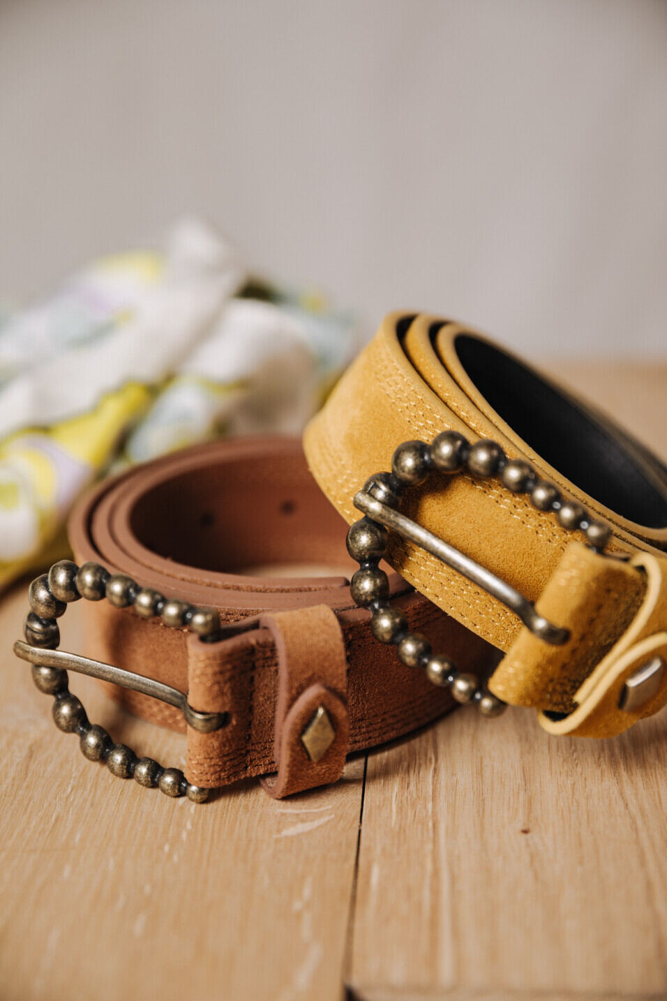Leather belt Woman Kalani Gold | Freeman T. Porter