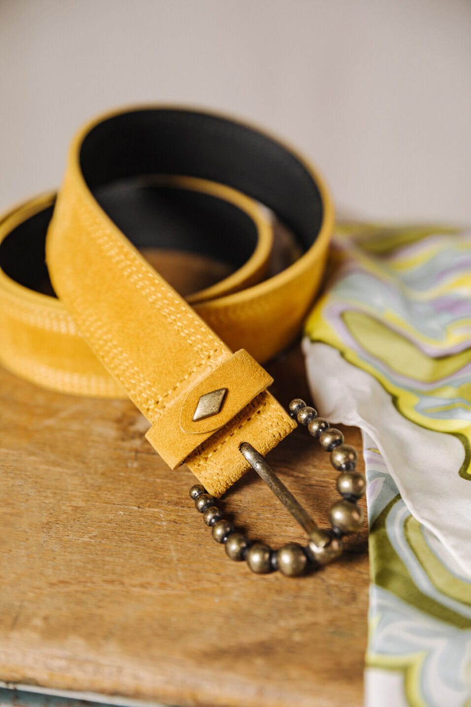 Cinturón de cuero Woman Kalani Gold | Freeman T. Porter