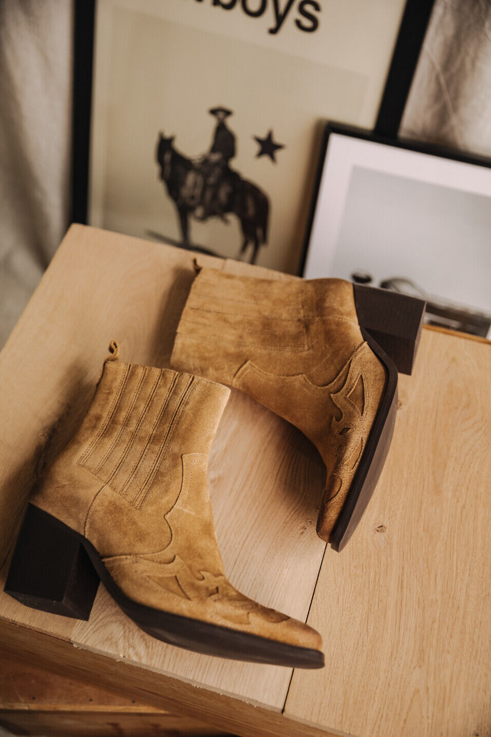 Leather boots Woman Teresa Flame Cognac | Freeman T. Porter