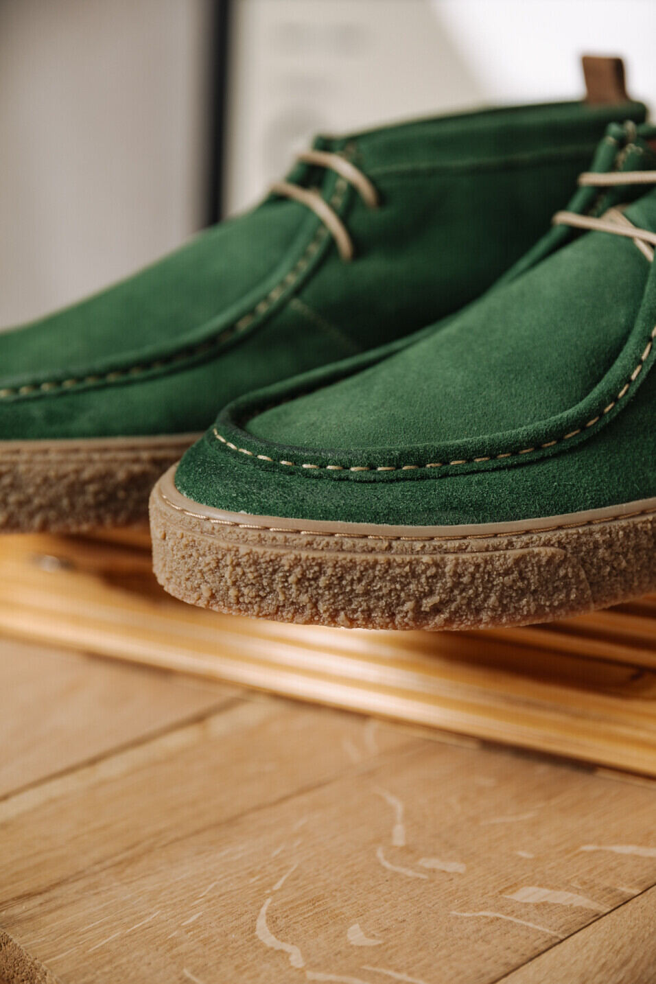 Boots en cuir Homme Keo Suede Green | Freeman T. Porter
