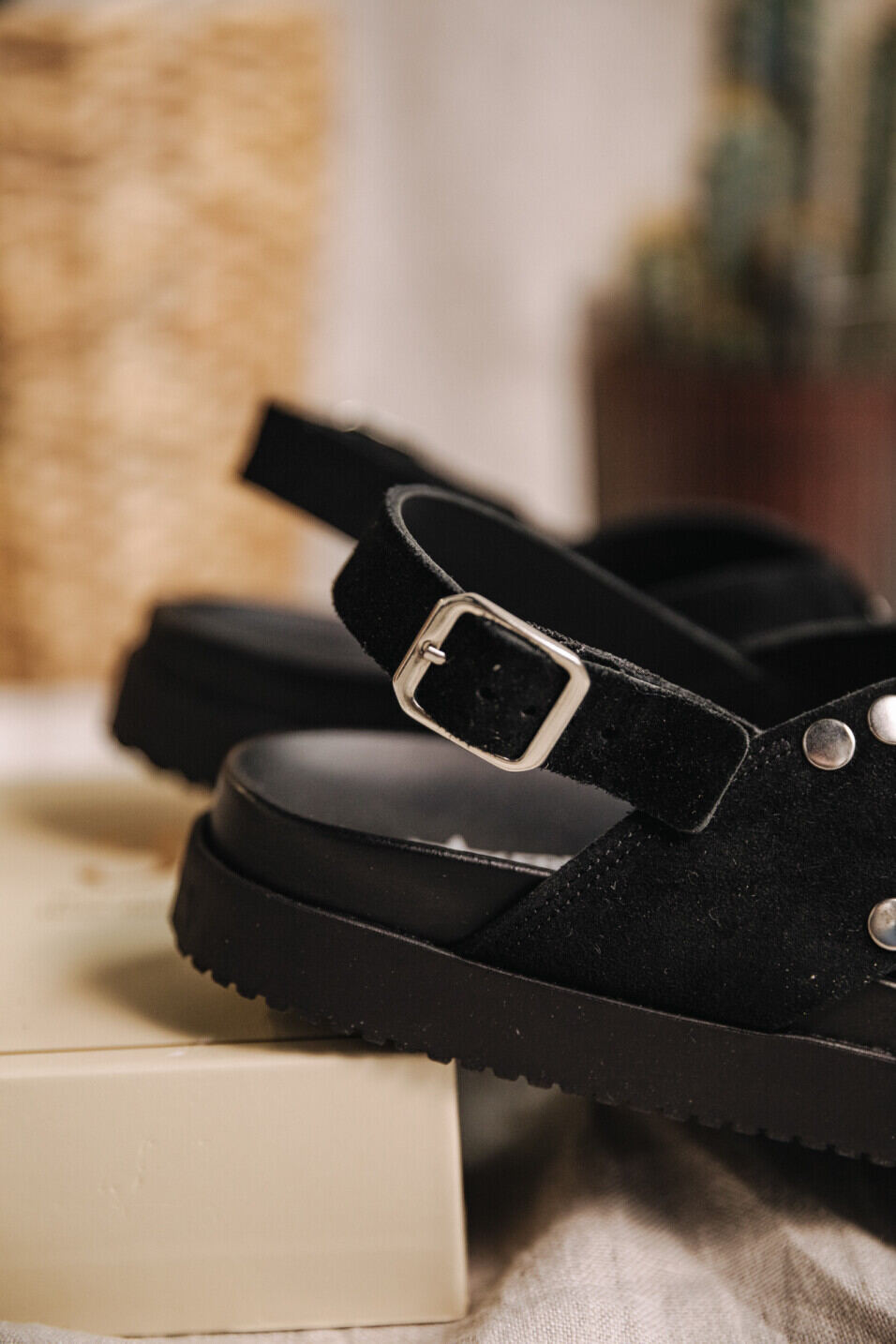 Leather sandals Woman Jule Black | Freeman T. Porter