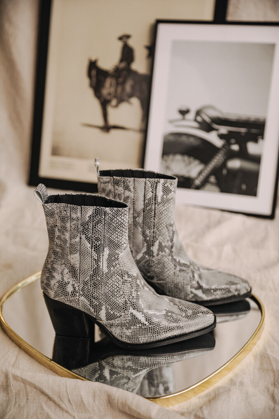 Boots Woman Teresa Phyton Grey | Freeman T. Porter