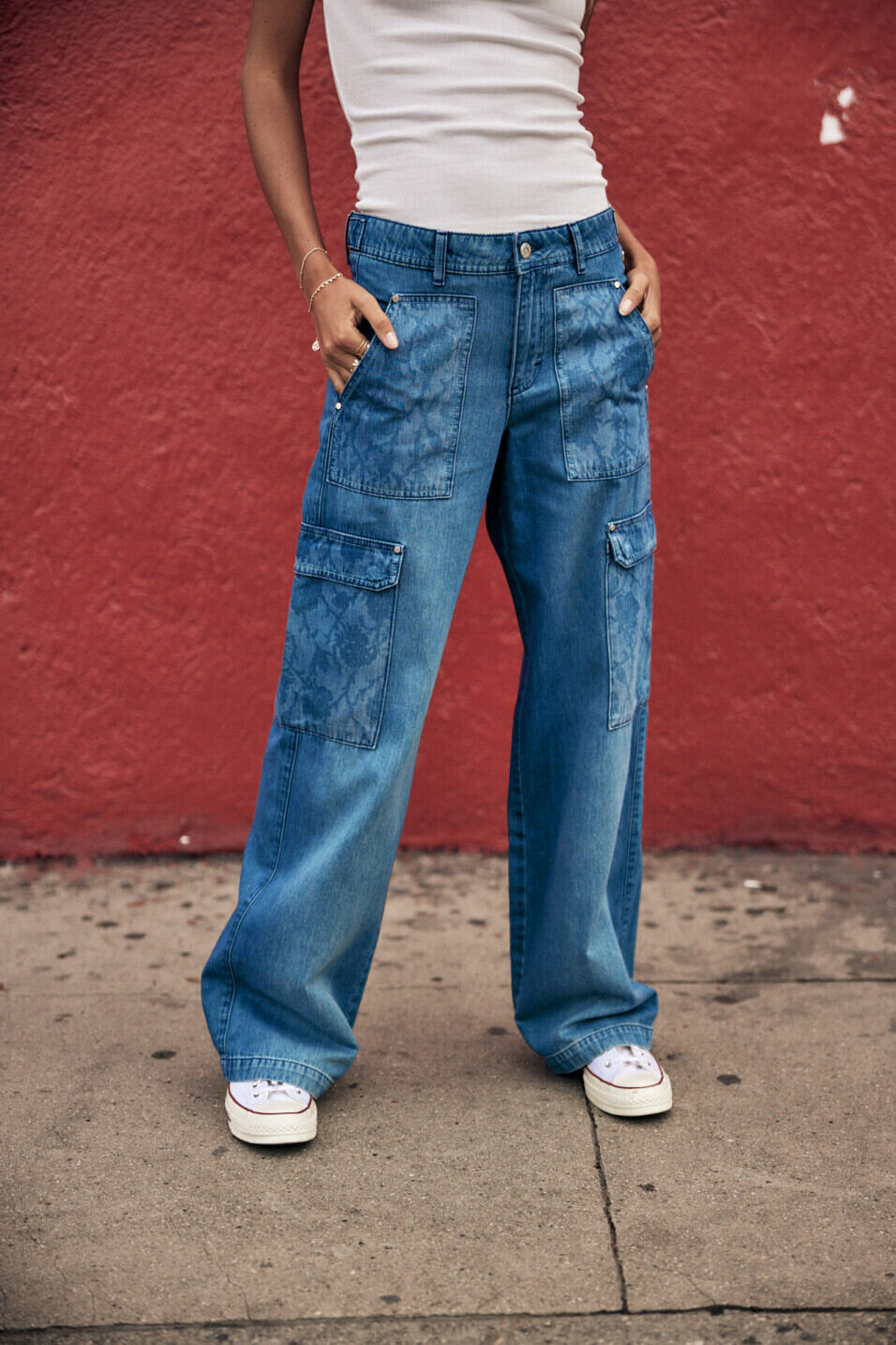 Wide leg jeans Woman Moxie Milos | Freeman T. Porter