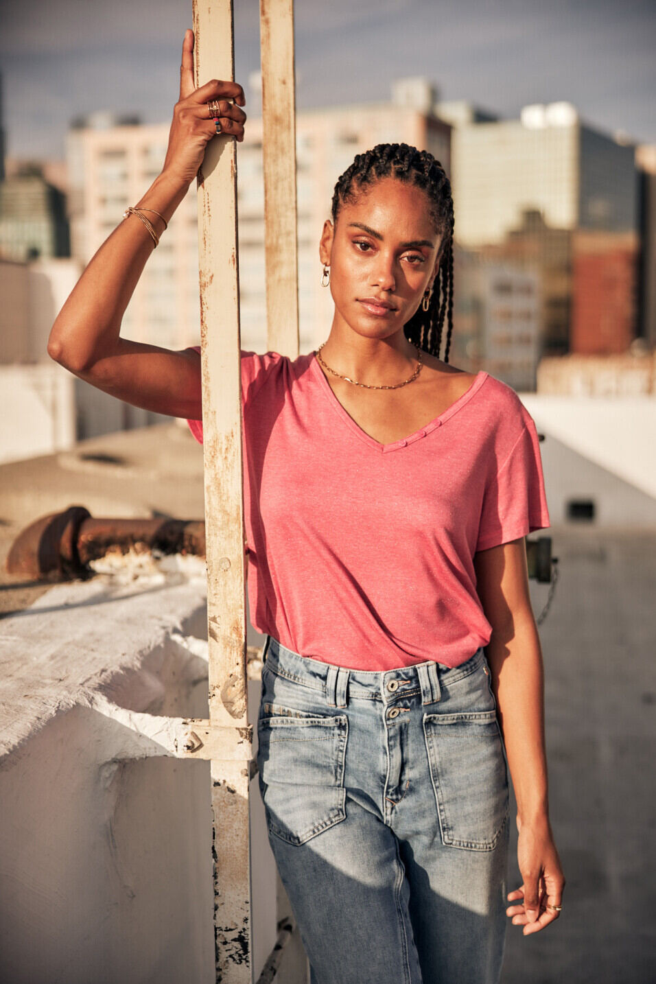 Straight T-shirt Woman Tarissa Icon American beauty | Freeman T. Porter