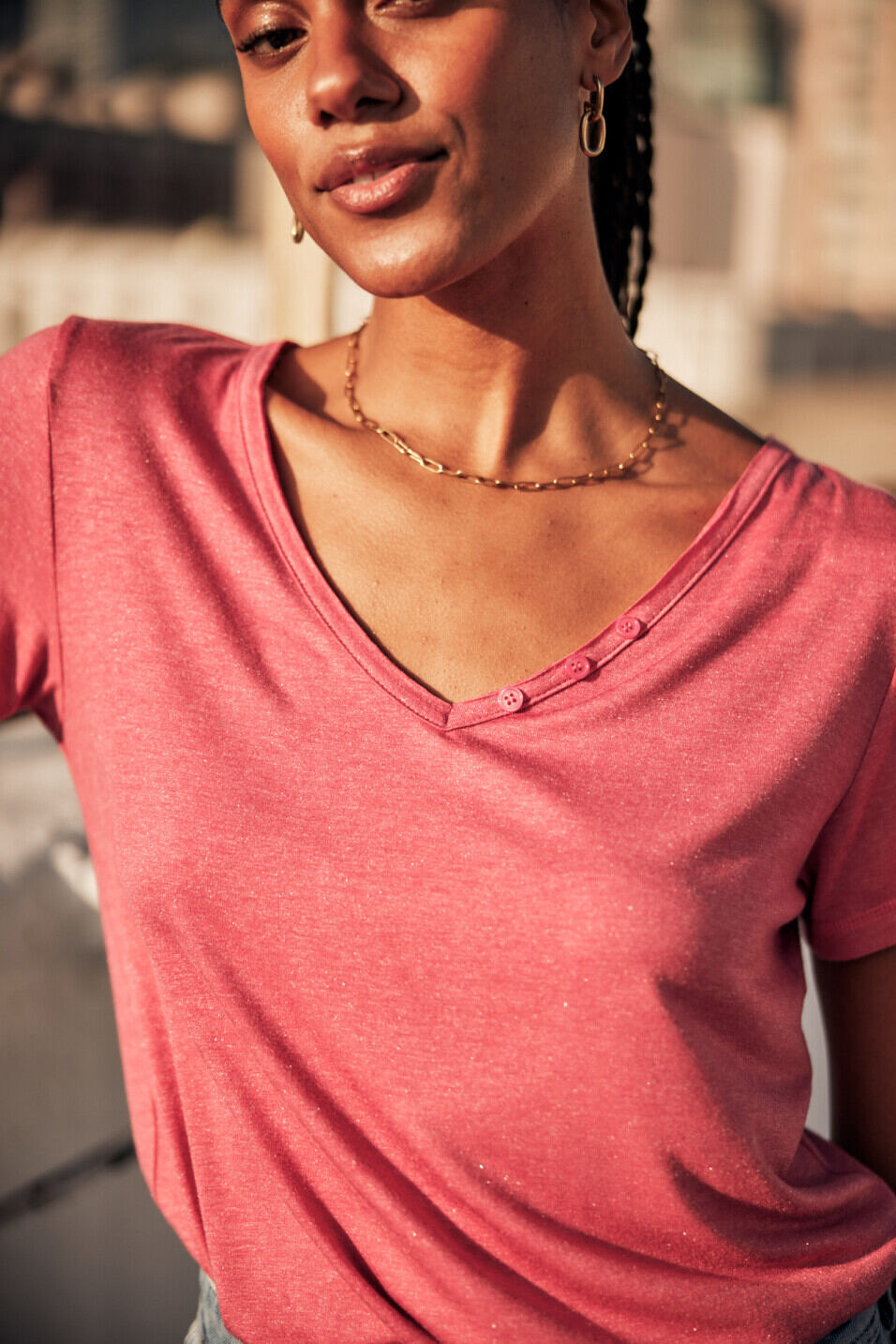 T-shirt logo strass Femme Tarissa Icon American beauty | Freeman T. Porter