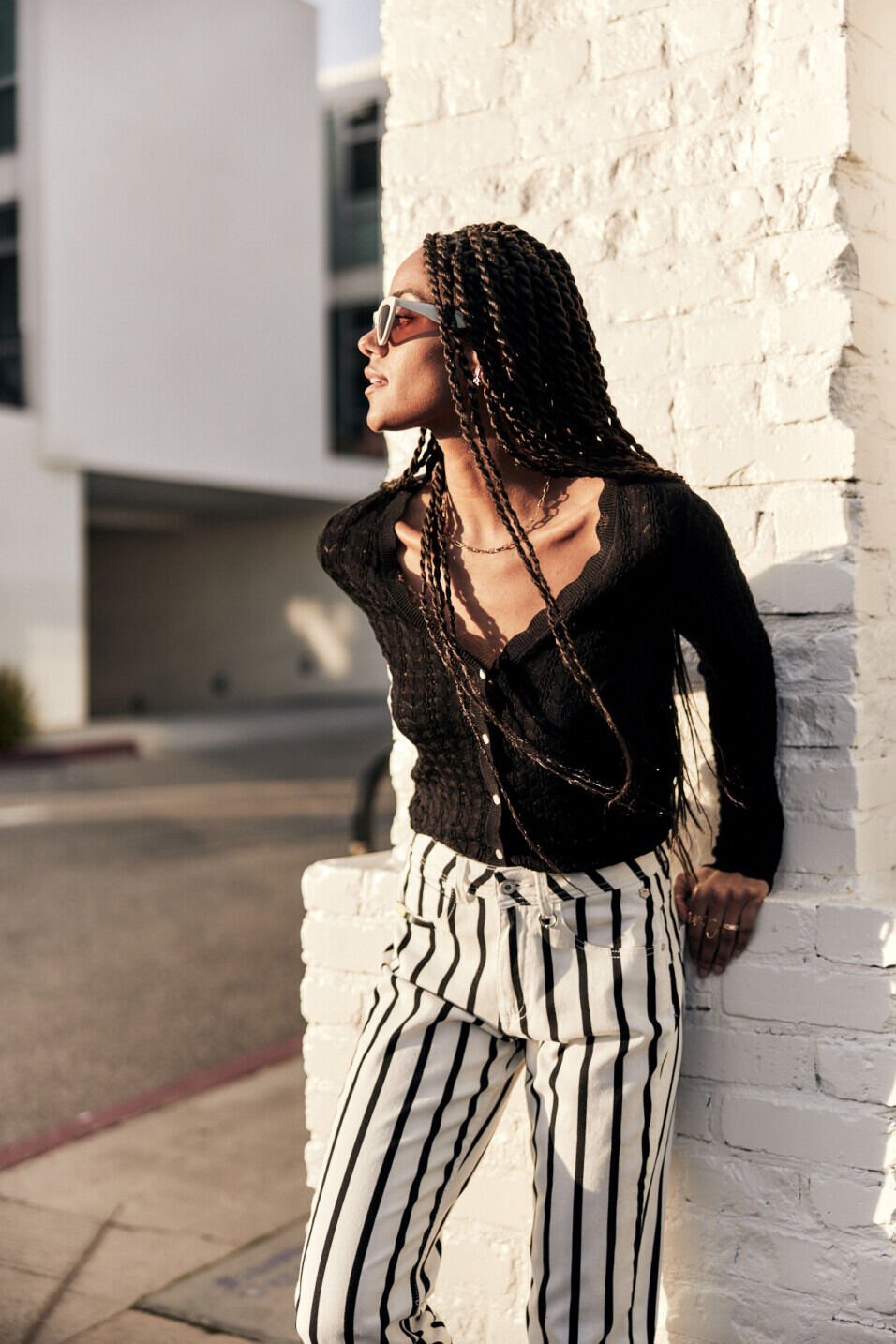 Eng geschnittene Strickjacke Woman Cleonie Black | Freeman T. Porter