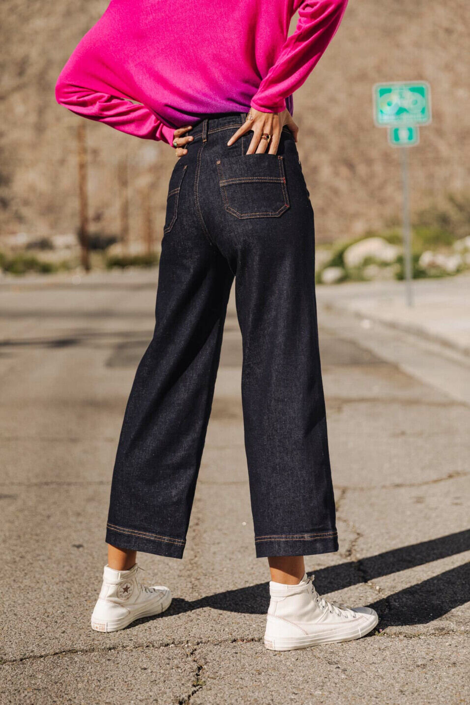 Cropped Jeans mit hoher Taille Woman Nylia Bellagio | Freeman T. Porter