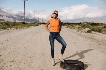 Skinny jeans Woman Alexa High Waist Cropped Fever | Freeman T. Porter