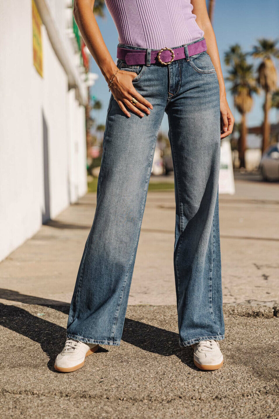 Wide leg jeans Woman Agatha Paolino | Freeman T. Porter