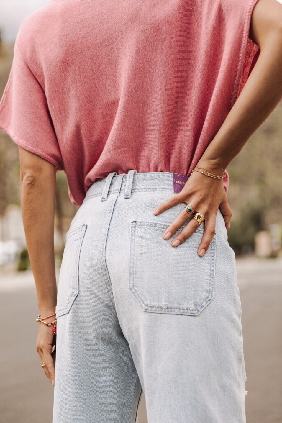 Boyfriend cropped jeans Woman Sloane Scoop | Freeman T. Porter