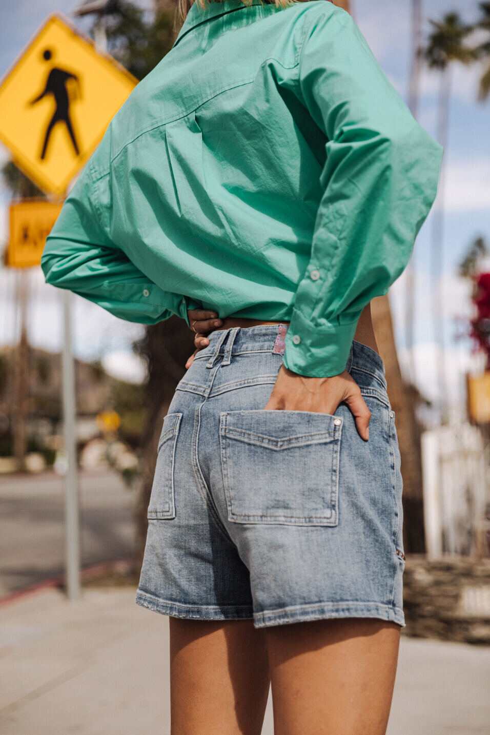 Pantalones cortos slim-fit Woman Calissa Pamplone | Freeman T. Porter