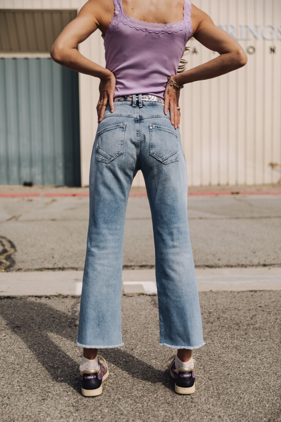 Vaqueros bootcut cropped Woman Norma Palermo med | Freeman T. Porter