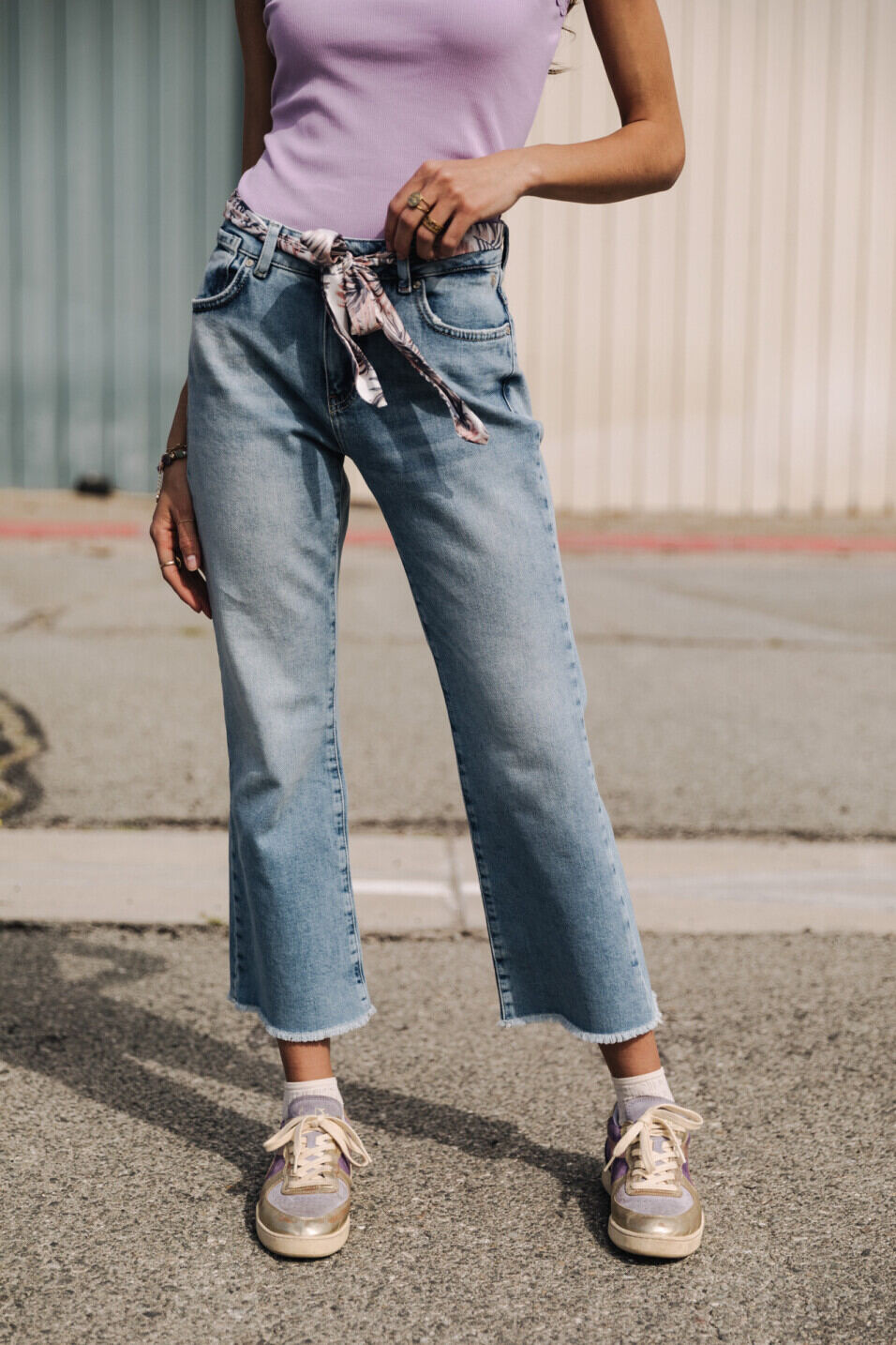 Bootcut cropped jeans Woman Norma Palermo med | Freeman T. Porter