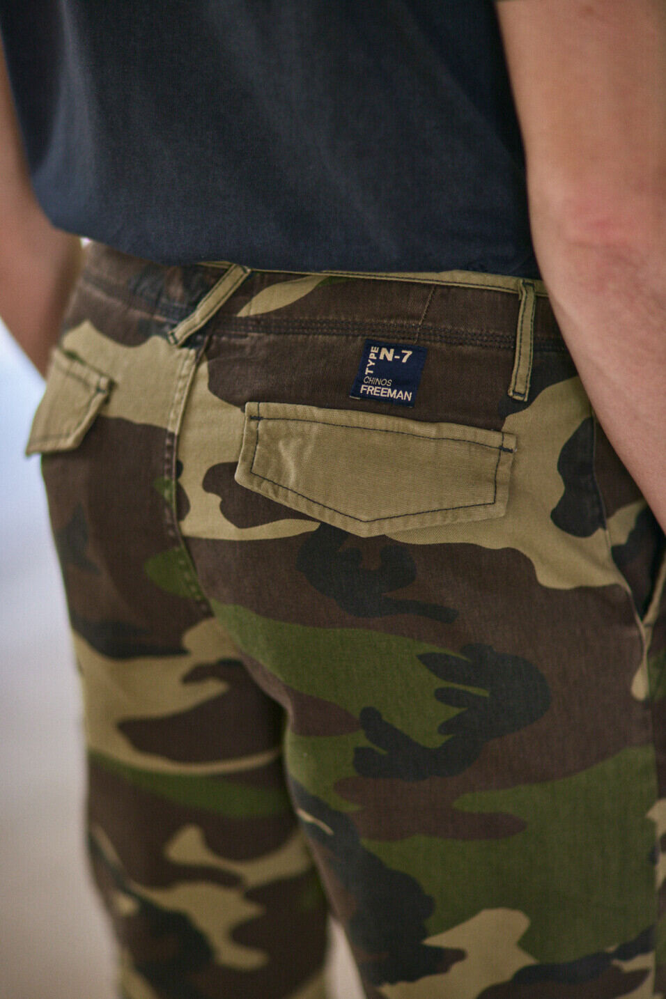 Gerade Shorts Man Wakero Military camou | Freeman T. Porter