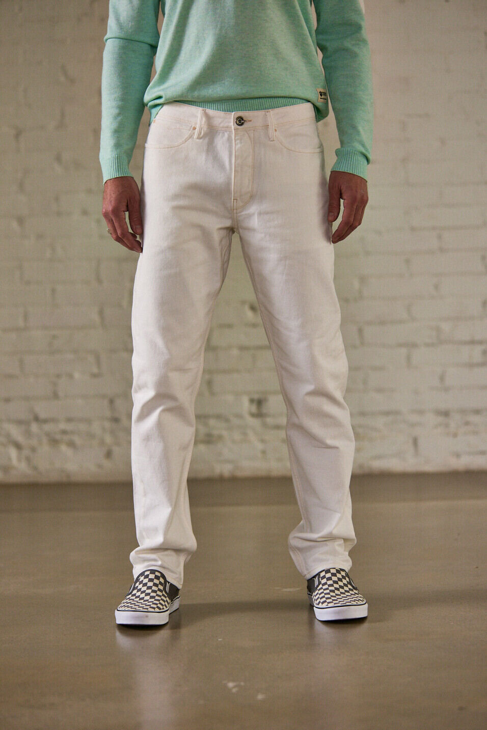 Gerade Jeans Man Neo Denim Off white | Freeman T. Porter