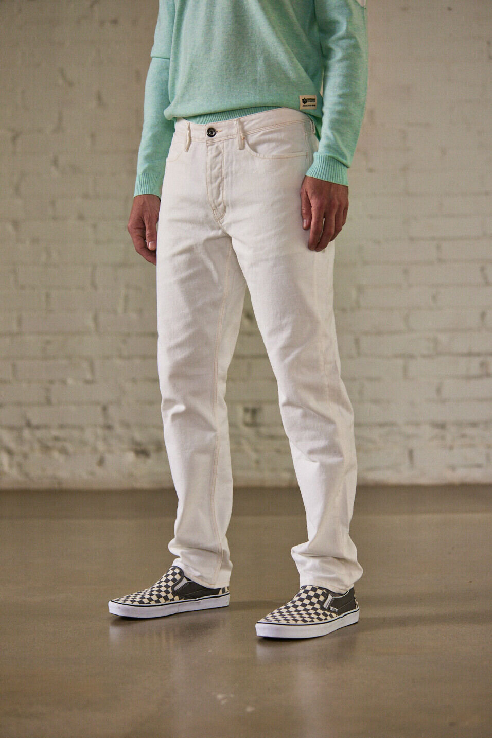 Gerade Jeans Man Neo Denim Off white | Freeman T. Porter