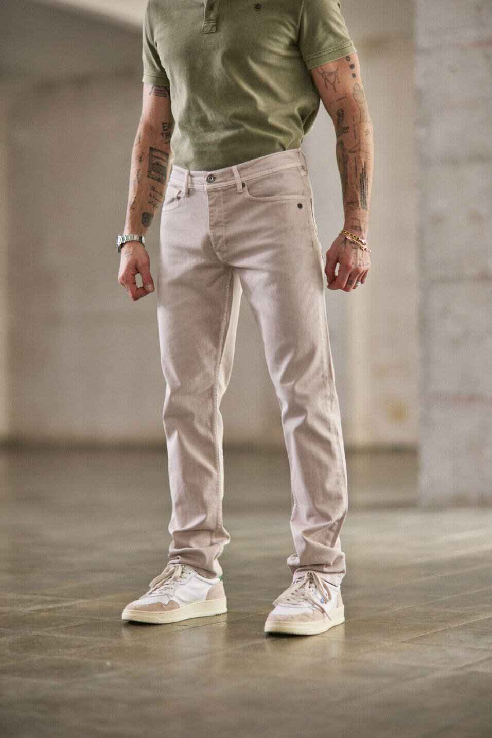 Straight-fitting jeans Man Jimmy California Simply taupe | Freeman T. Porter
