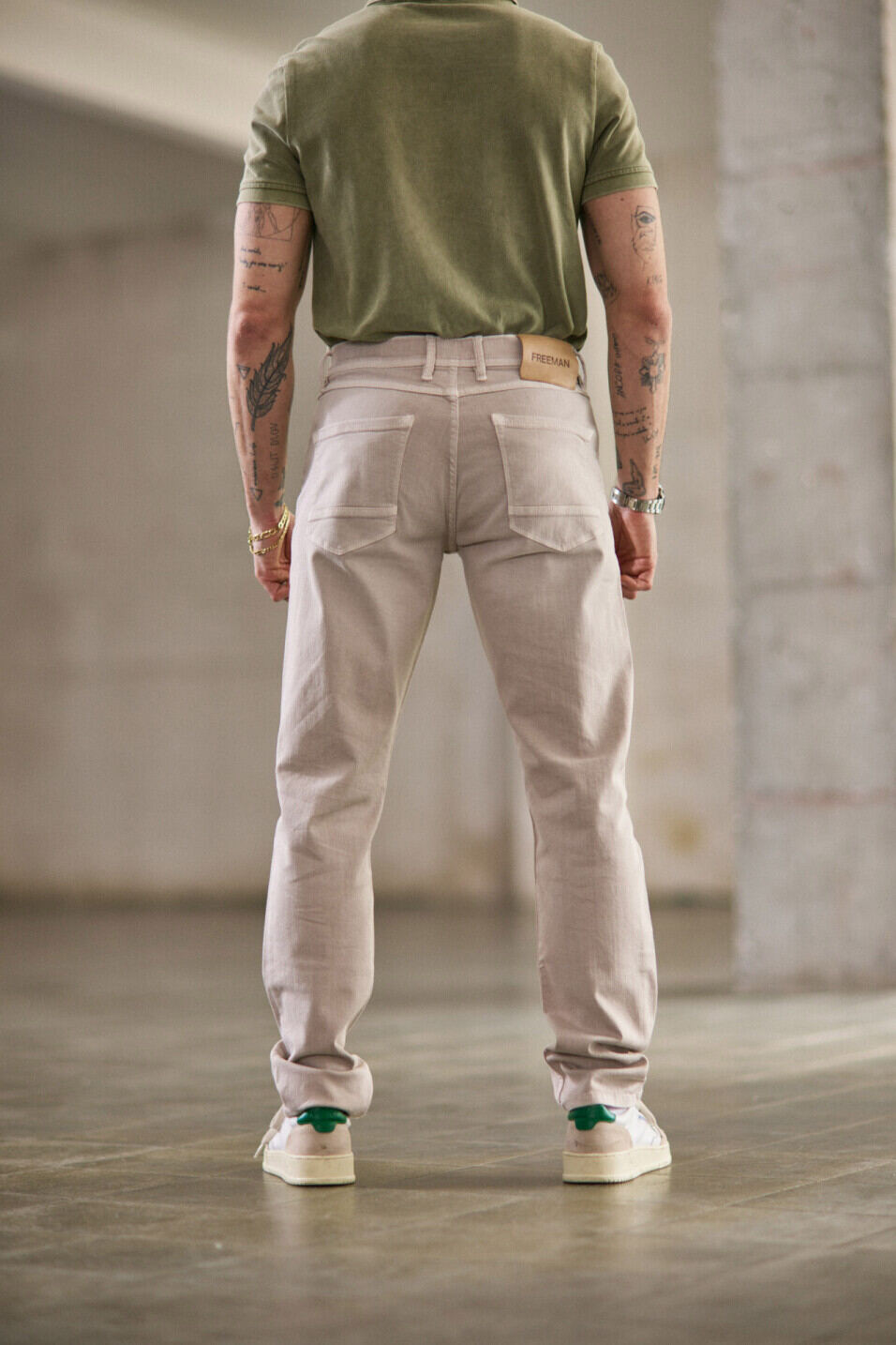 Jeans droit ajusté Homme Jimmy California Simply taupe | Freeman T. Porter